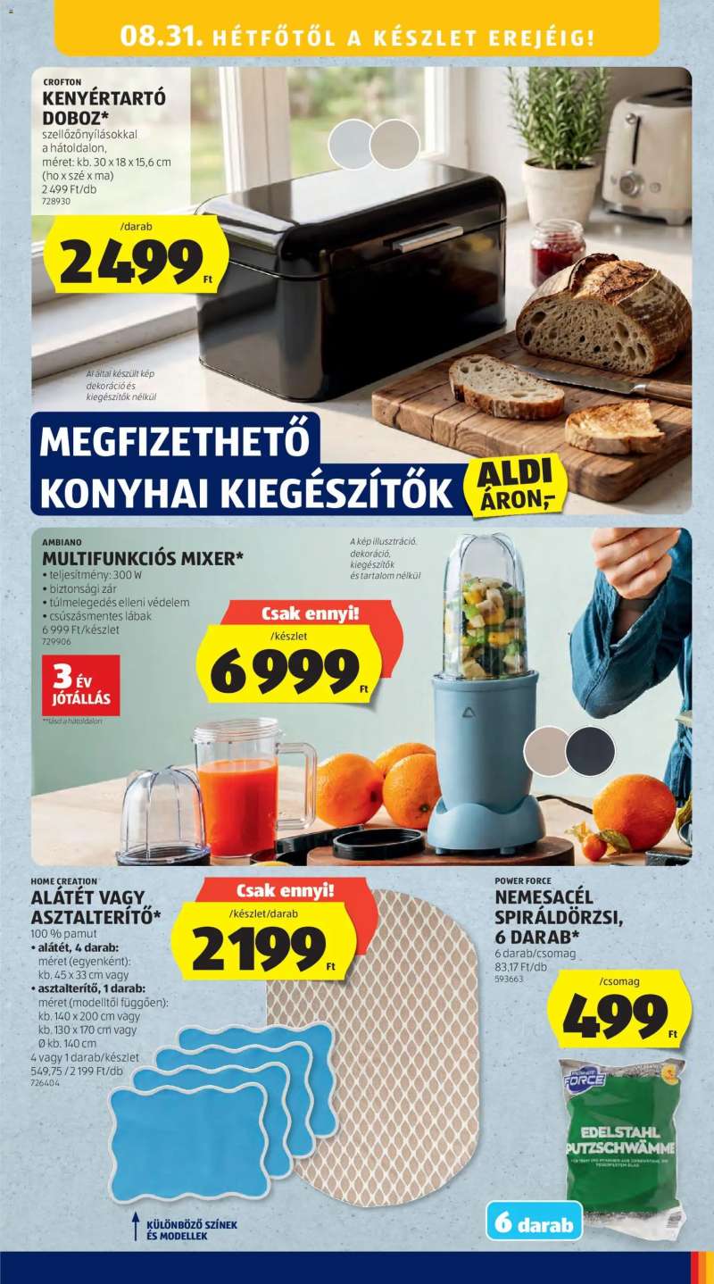 Aldi Aldi akciós újság 45 oldal