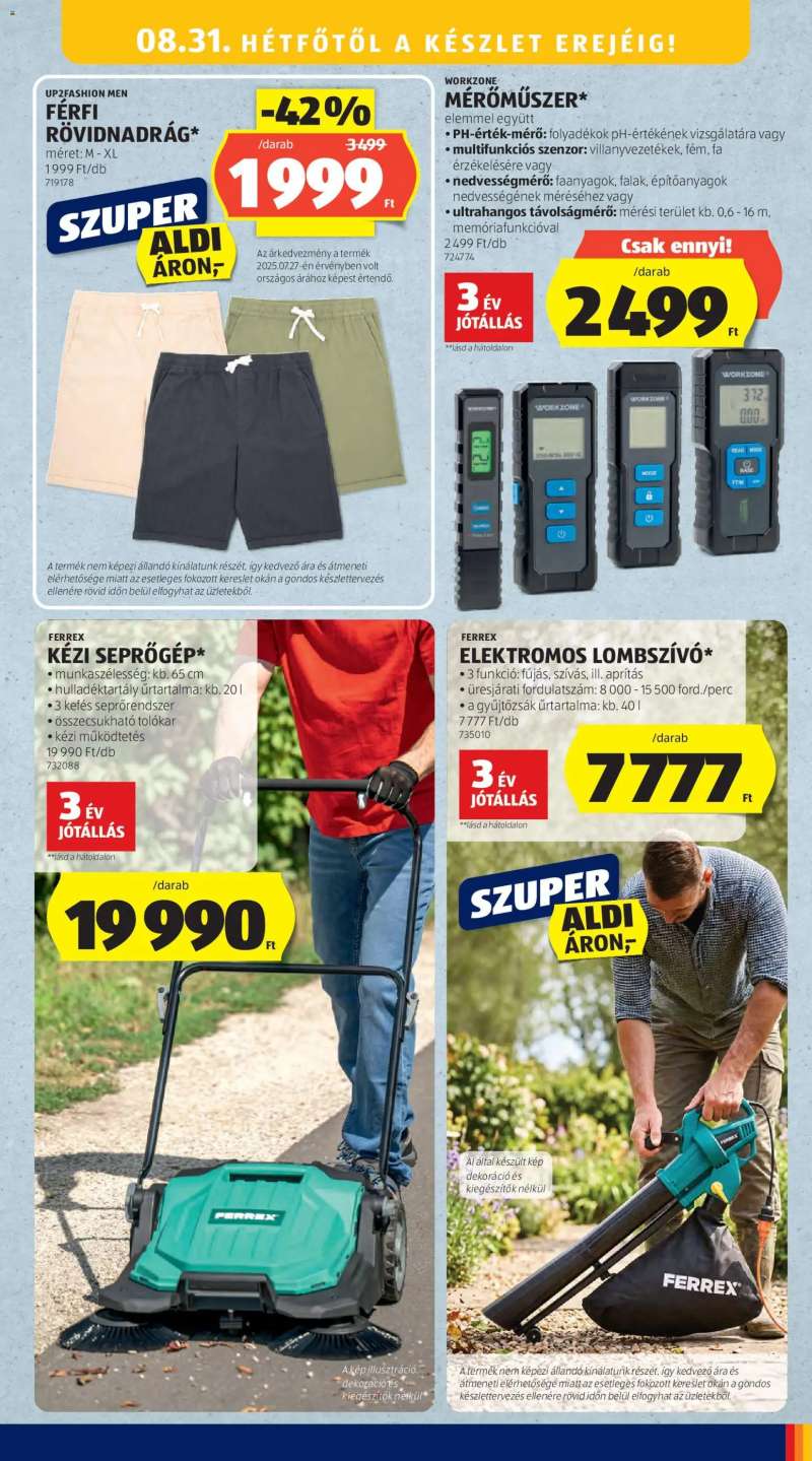 Aldi Aldi Középső sor termékei 7 oldal