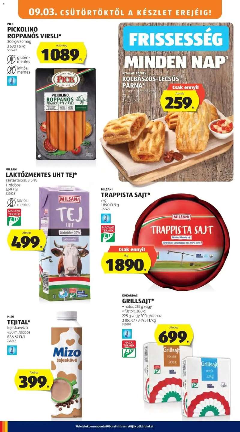 Aldi Aldi aktuális akciós újság 12 oldal