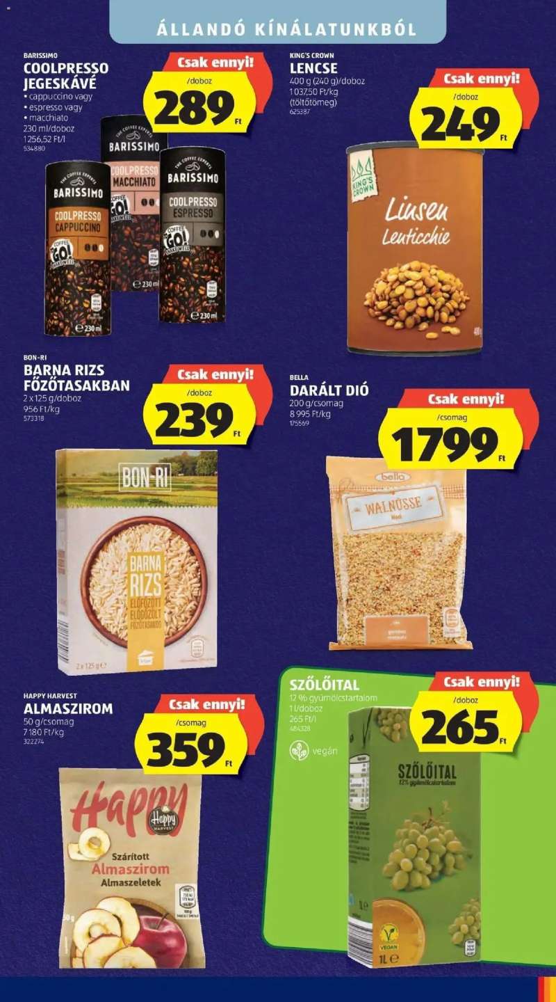 Aldi Aldi aktuális akciós újság 3 oldal