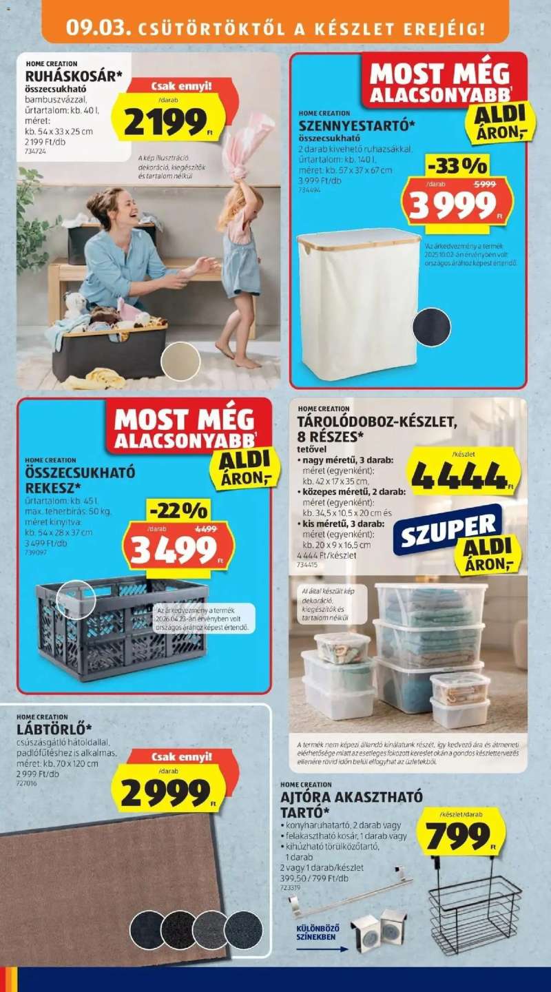 Aldi Aldi aktuális akciós újság 30 oldal