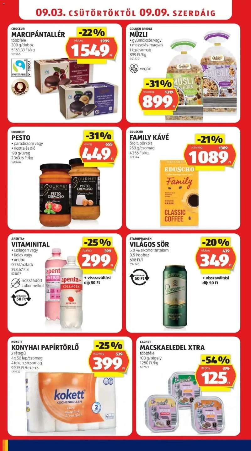 Aldi Aldi aktuális akciós újság 8 oldal
