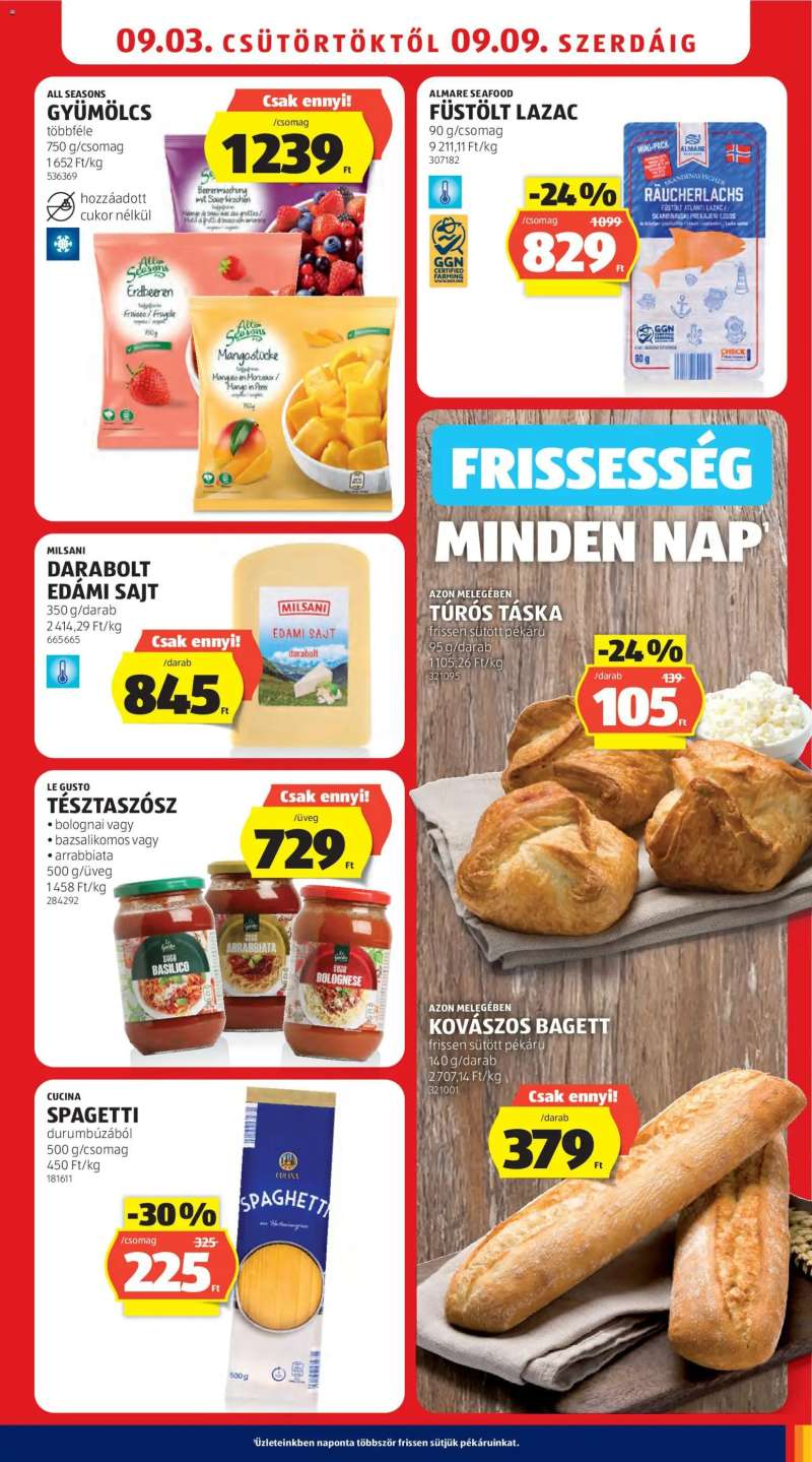 Aldi Aldi akciós újság 11 oldal