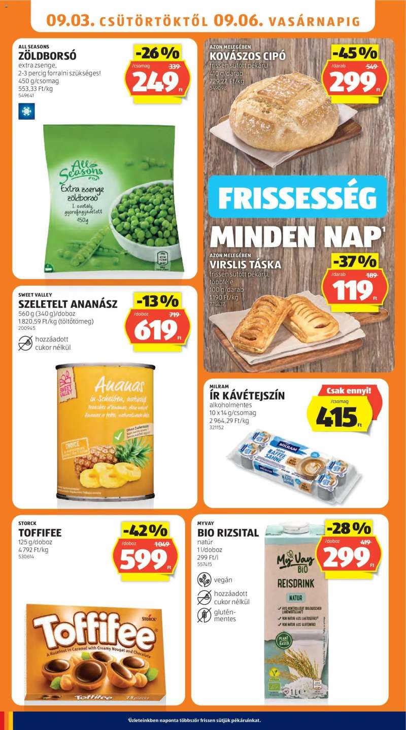 Aldi Aldi akciós újság 14 oldal