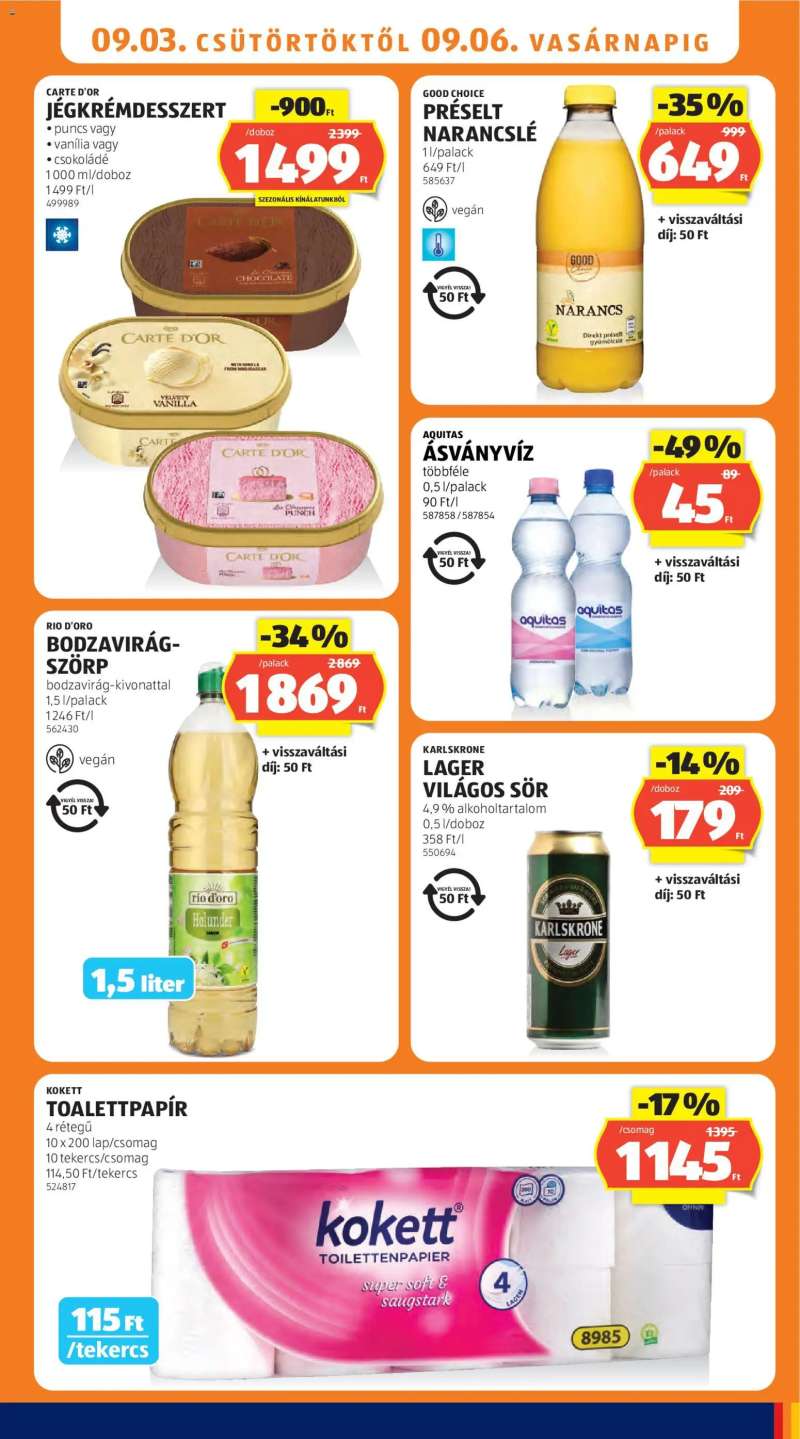 Aldi Aldi akciós újság 15 oldal