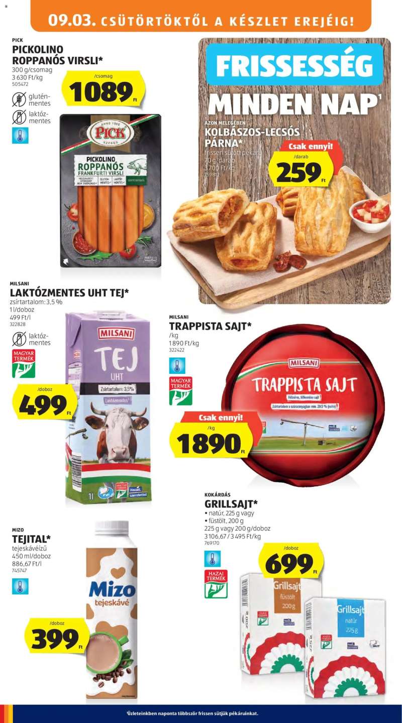 Aldi Aldi akciós újság 18 oldal