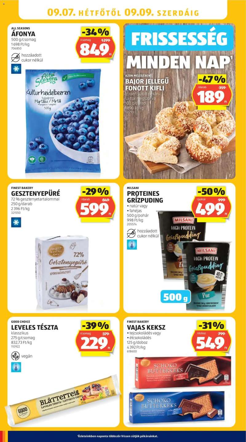 Aldi Aldi akciós újság 38 oldal