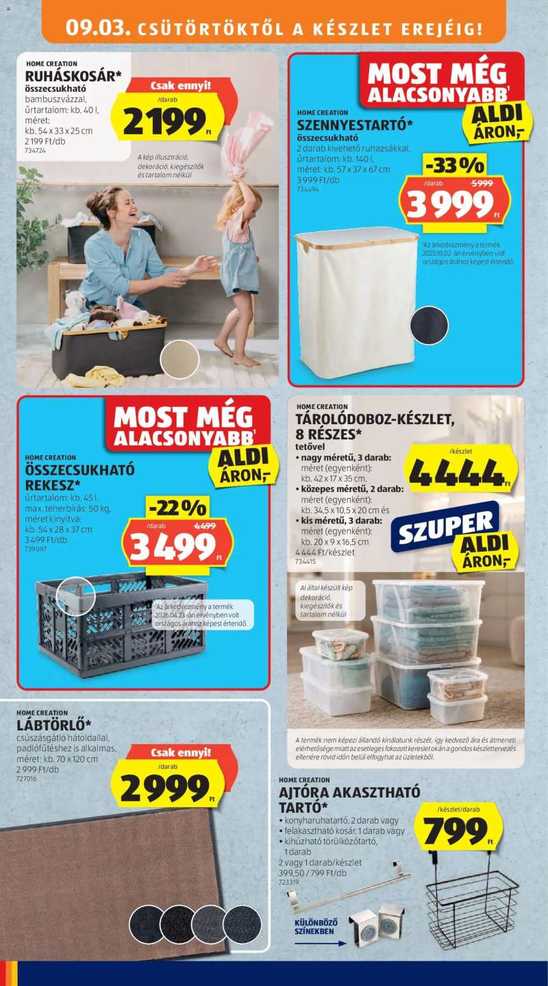 Aldi Aldi akciós újság 42 oldal
