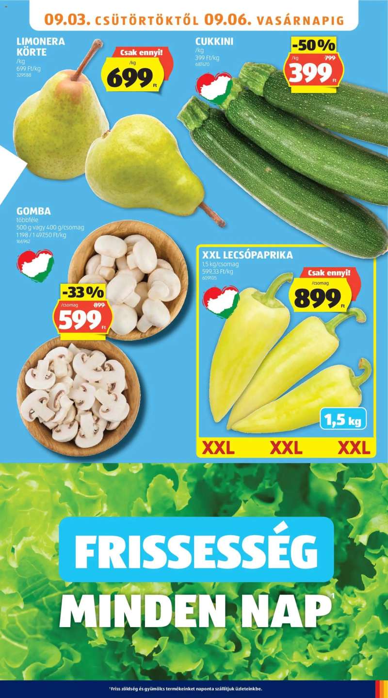Aldi Aldi akciós újság 7 oldal