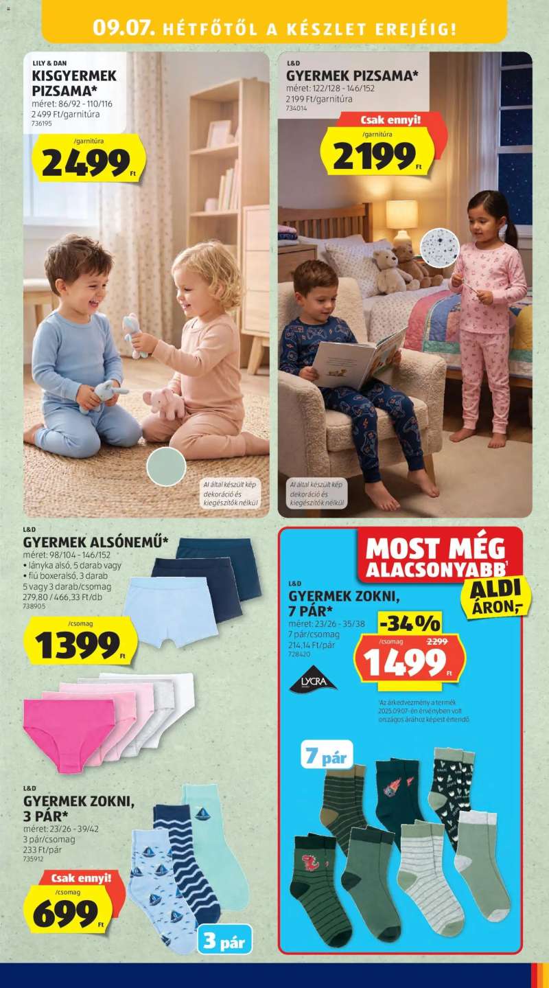 Aldi Aldi Középső sor termékei 9 oldal