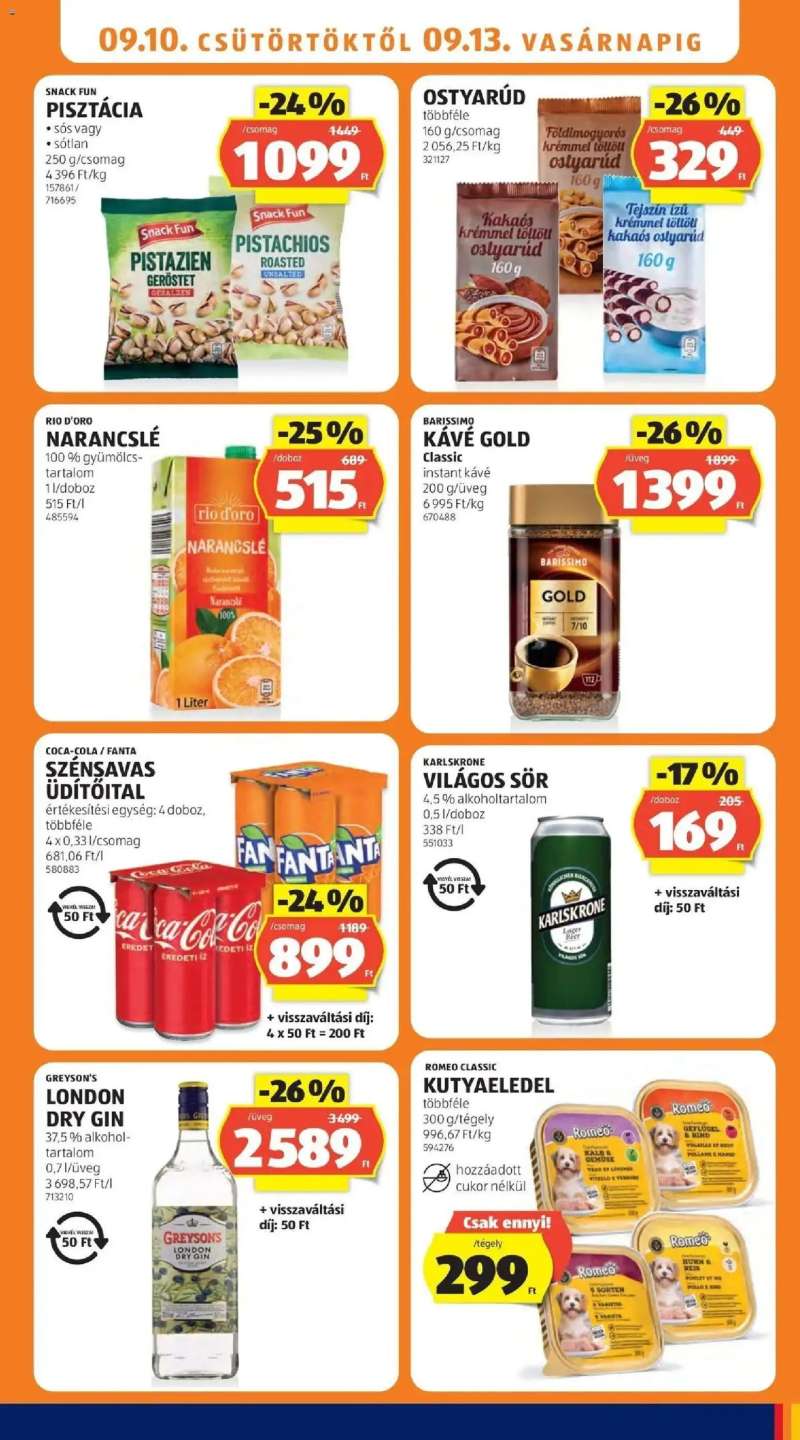 Aldi Aldi aktuális akciós újság 11 oldal