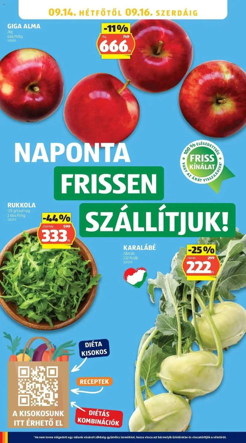 Aldi Aldi aktuális akciós újság 22 oldal