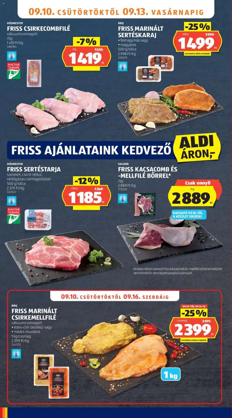 Aldi Aldi akciós újság 10 oldal