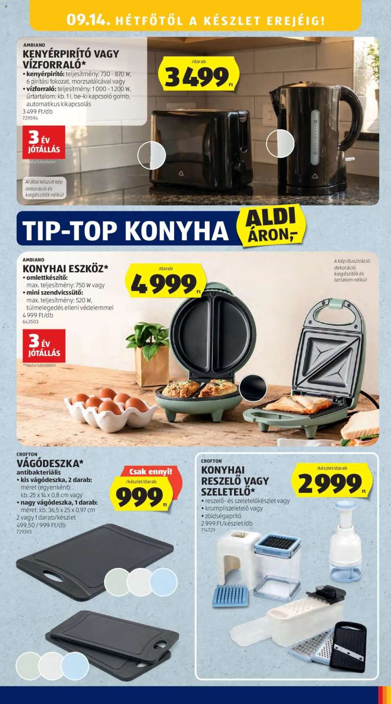 Aldi Aldi akciós újság 41 oldal