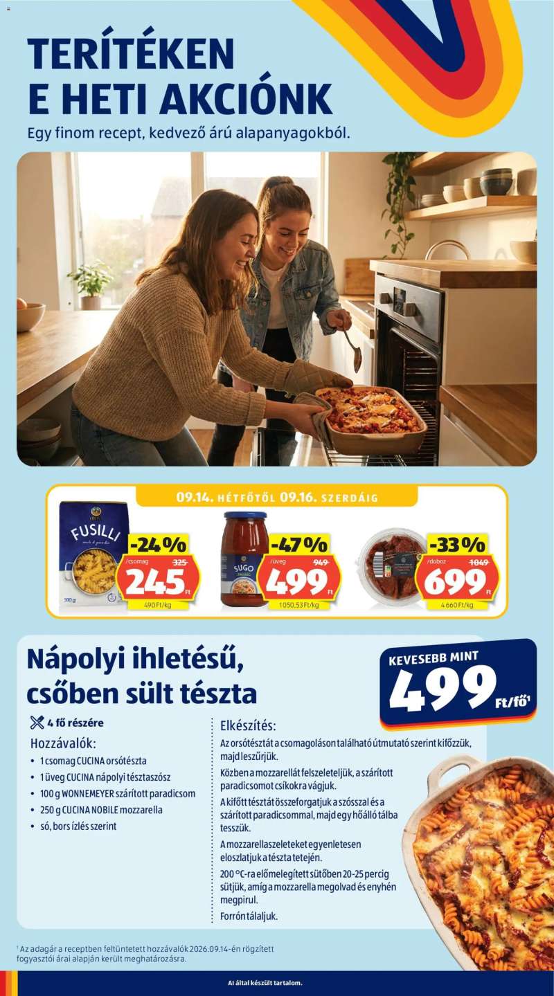 Aldi Aldi akciós újság 46 oldal