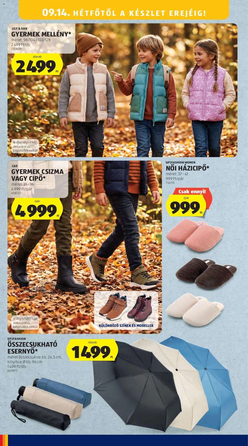 Aldi Aldi Középső sor termékei 16 oldal