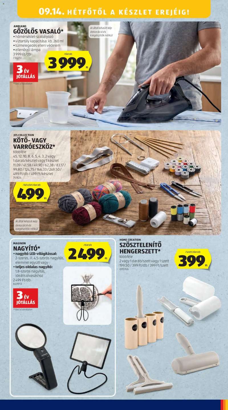 Aldi Aldi Középső sor termékei 17 oldal