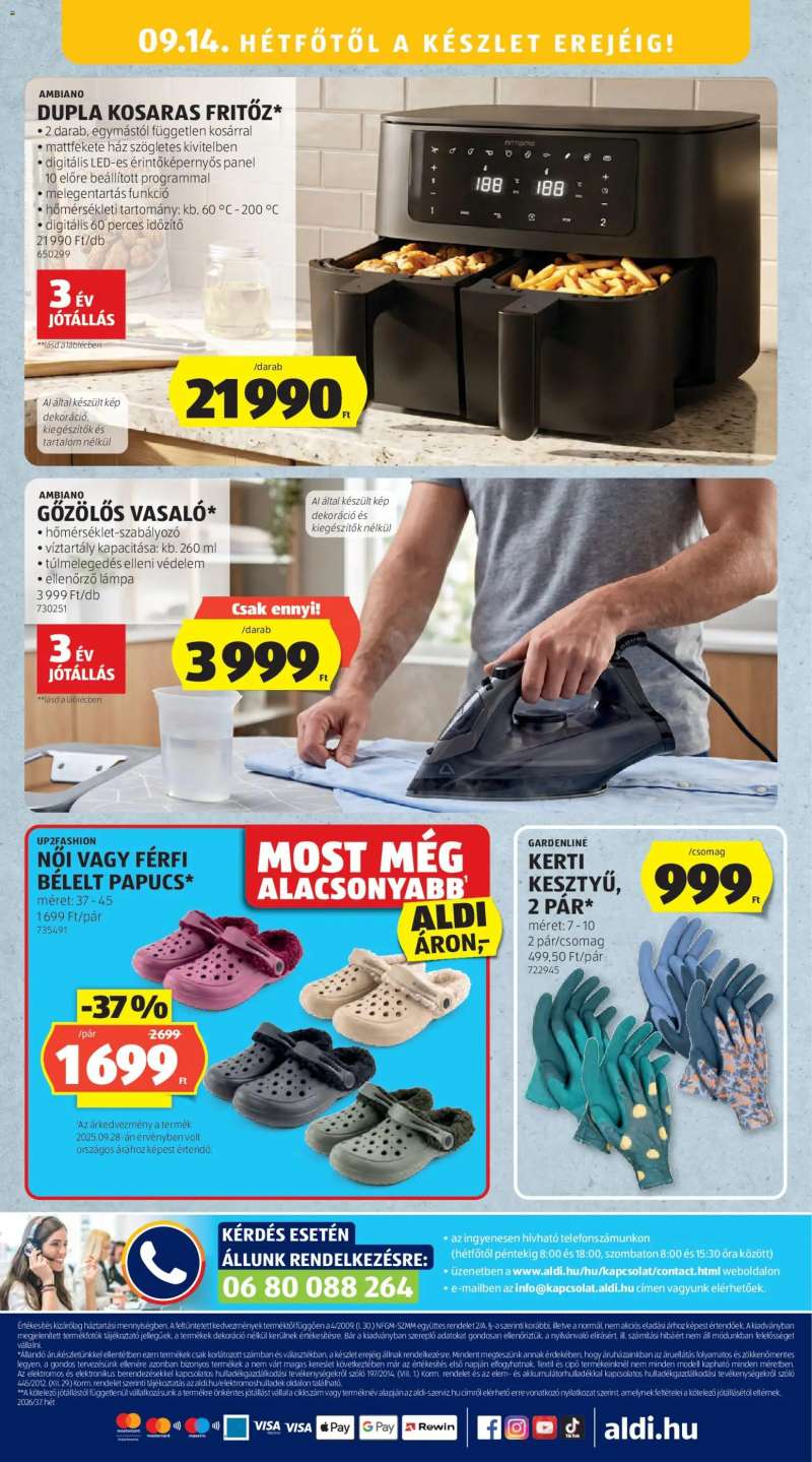 Aldi Aldi Középső sor termékei 18 oldal
