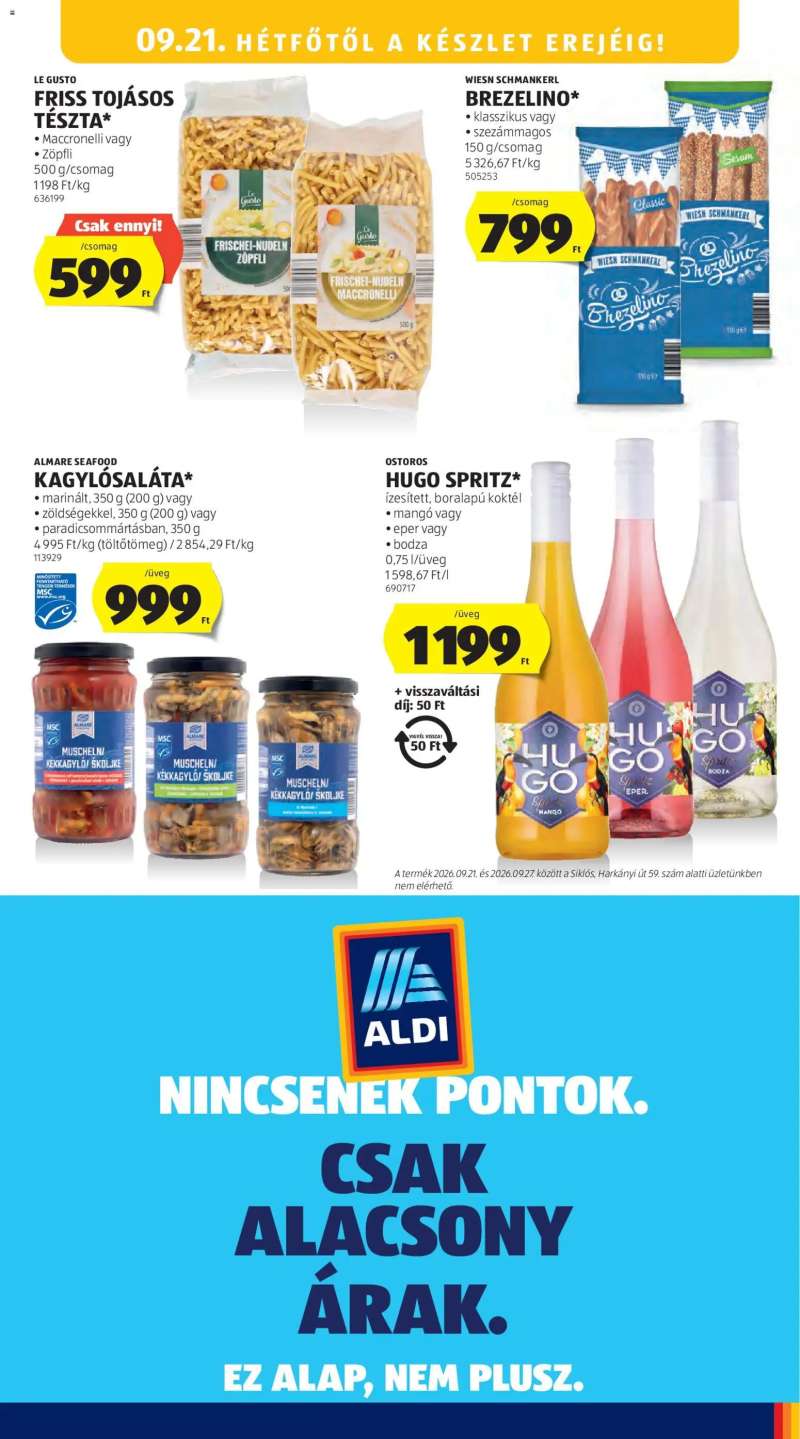 Aldi Aldi akciós újság 19 oldal