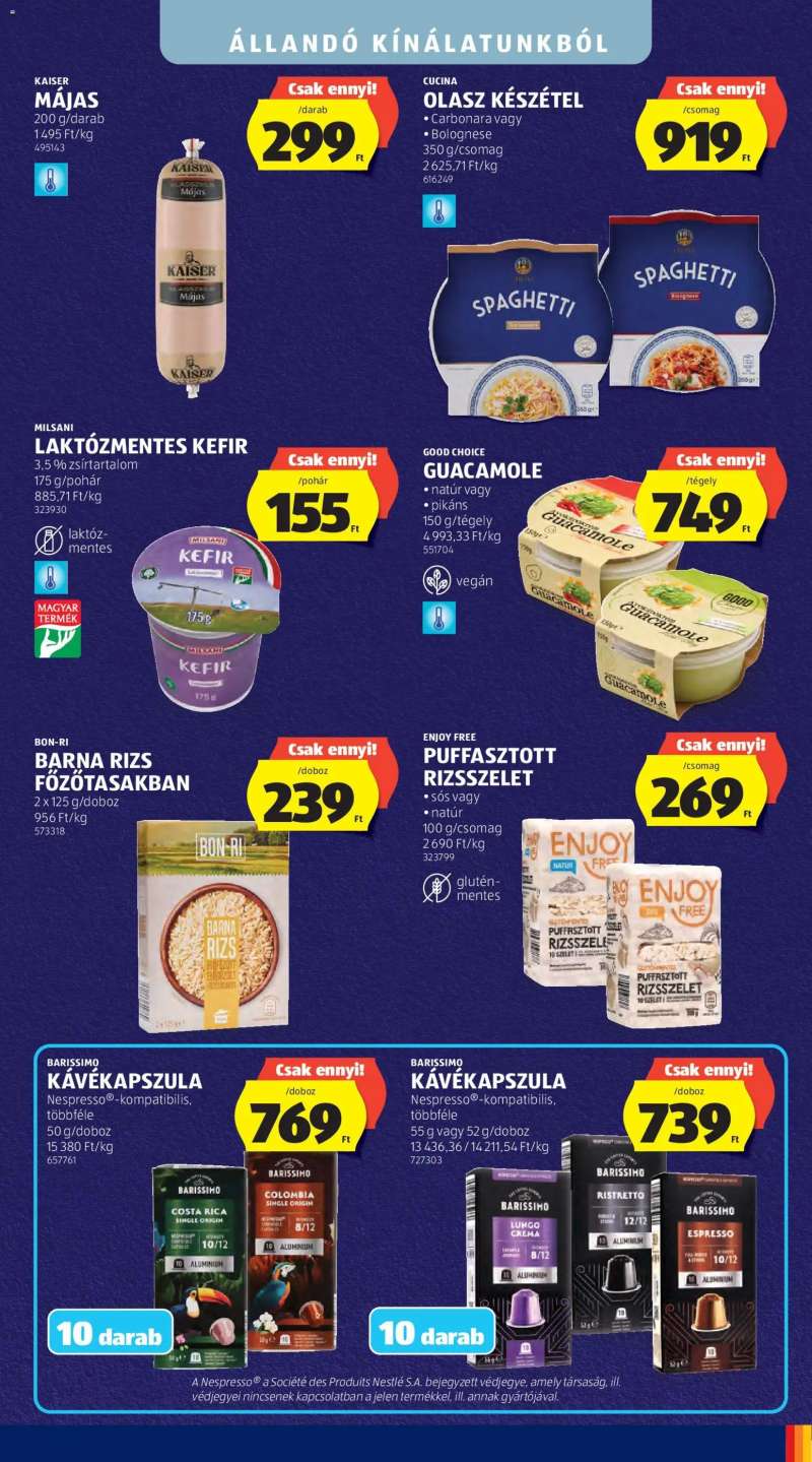Aldi Aldi akciós újság 3 oldal