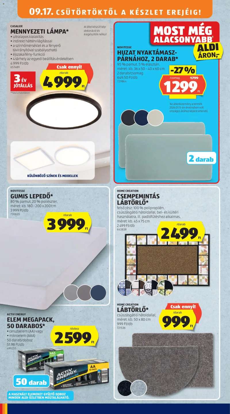Aldi Aldi akciós újság 34 oldal
