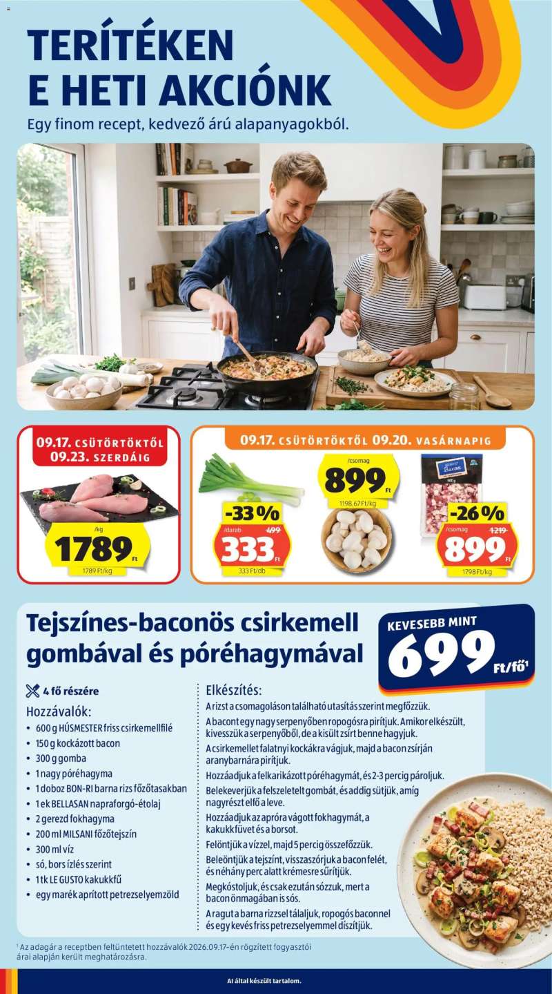 Aldi Aldi akciós újság 40 oldal