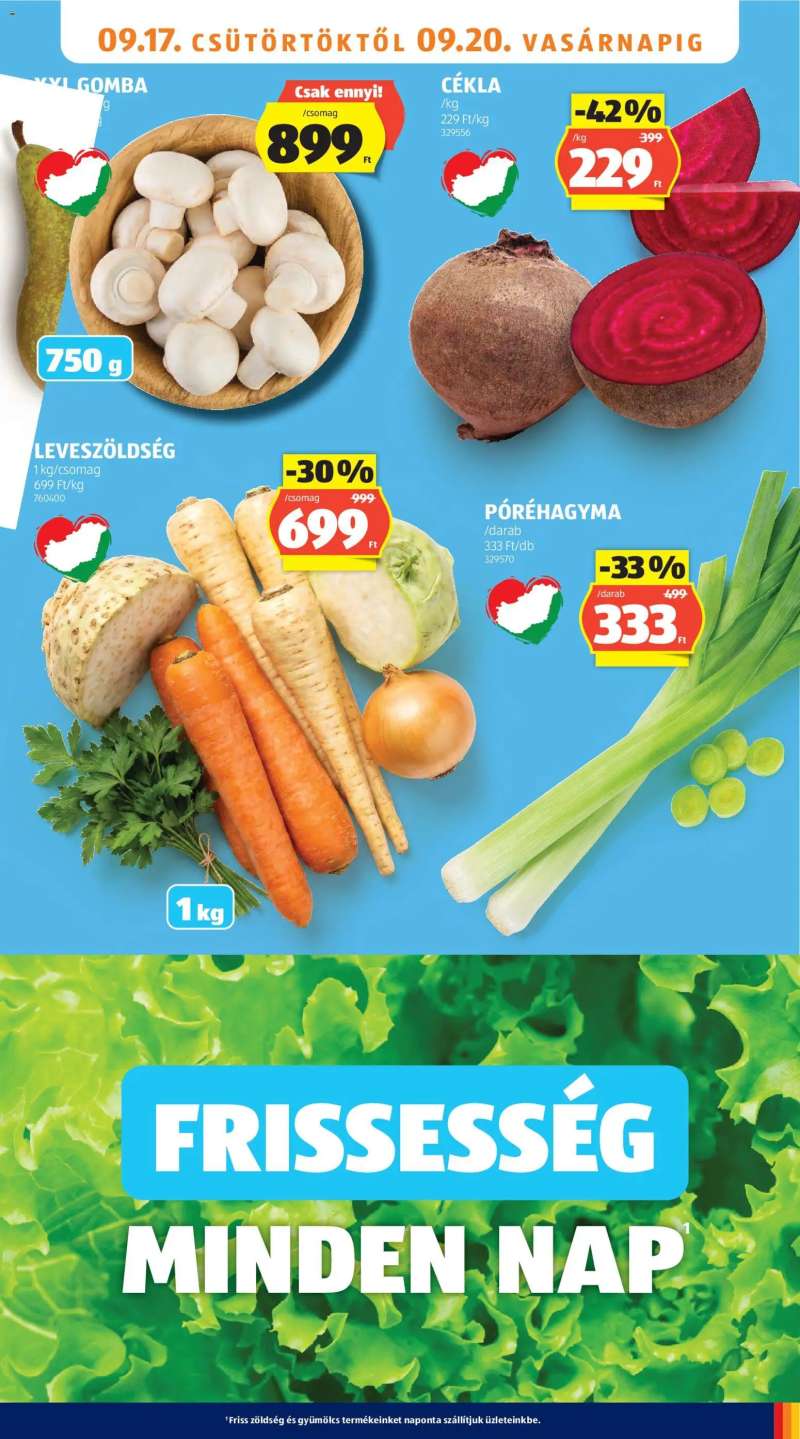 Aldi Aldi akciós újság 7 oldal