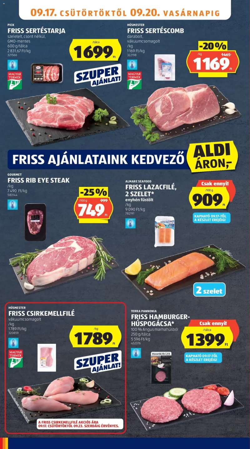 Aldi Aldi akciós újság 8 oldal