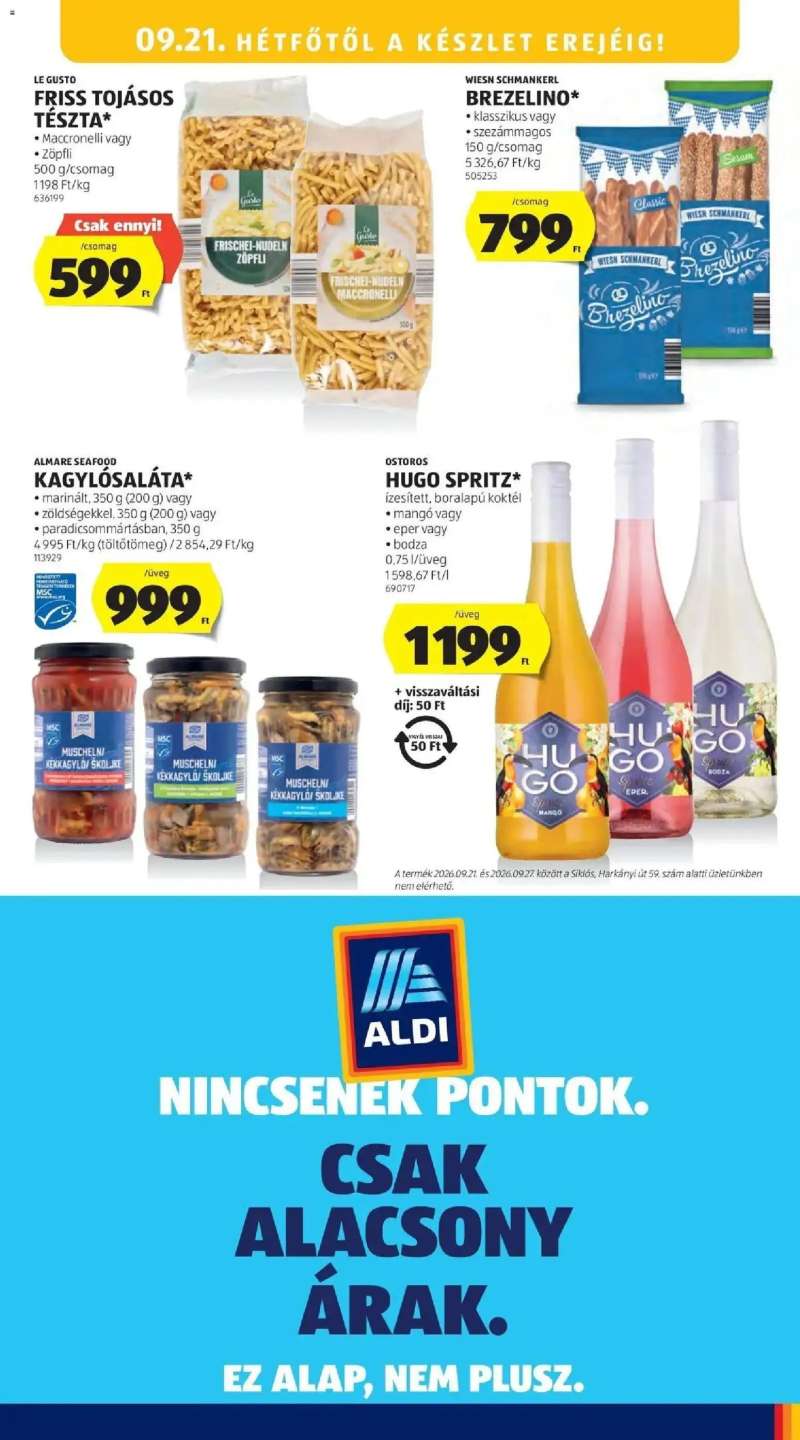 Aldi Aldi aktuális akciós újság 15 oldal