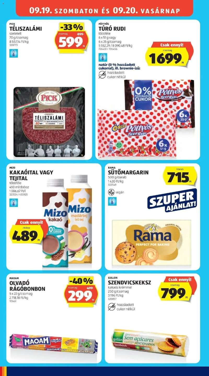 Aldi Aldi aktuális akciós újság 20 oldal