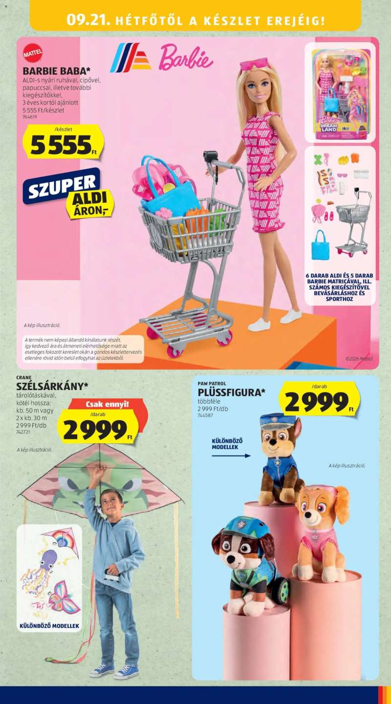 Aldi Aldi Középső sor termékei 13 oldal