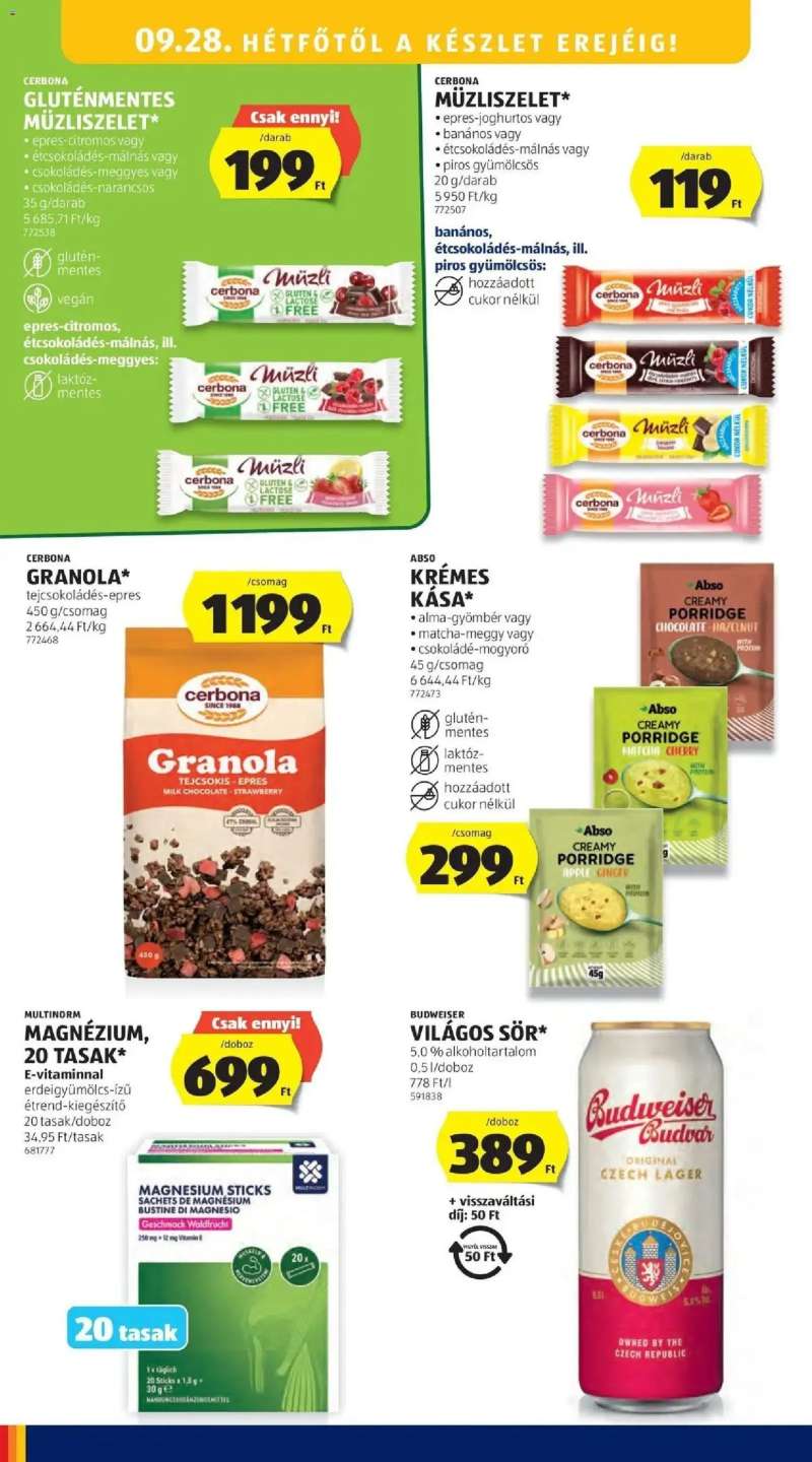 Aldi Aldi aktuális akciós újság 18 oldal