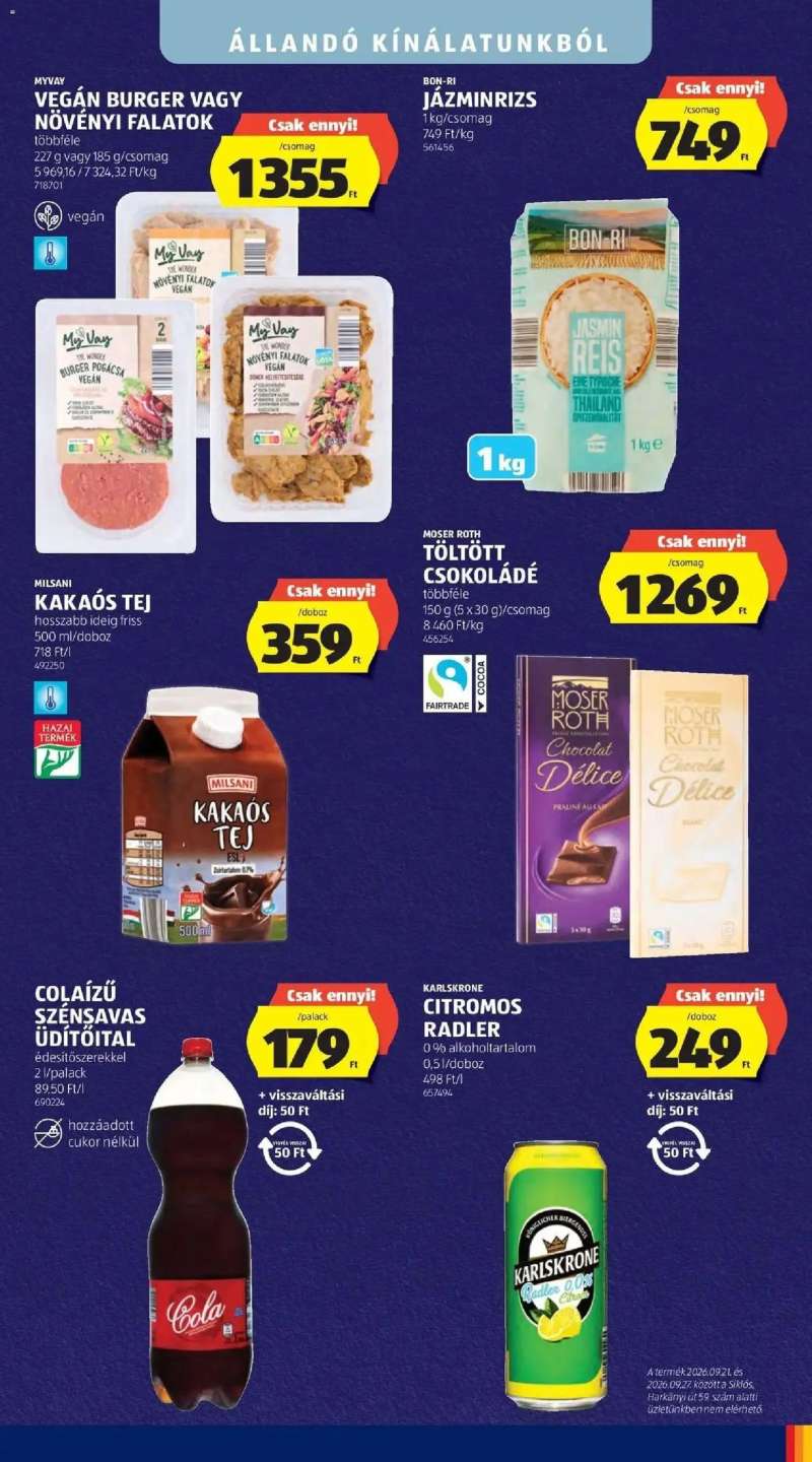 Aldi Aldi aktuális akciós újság 3 oldal