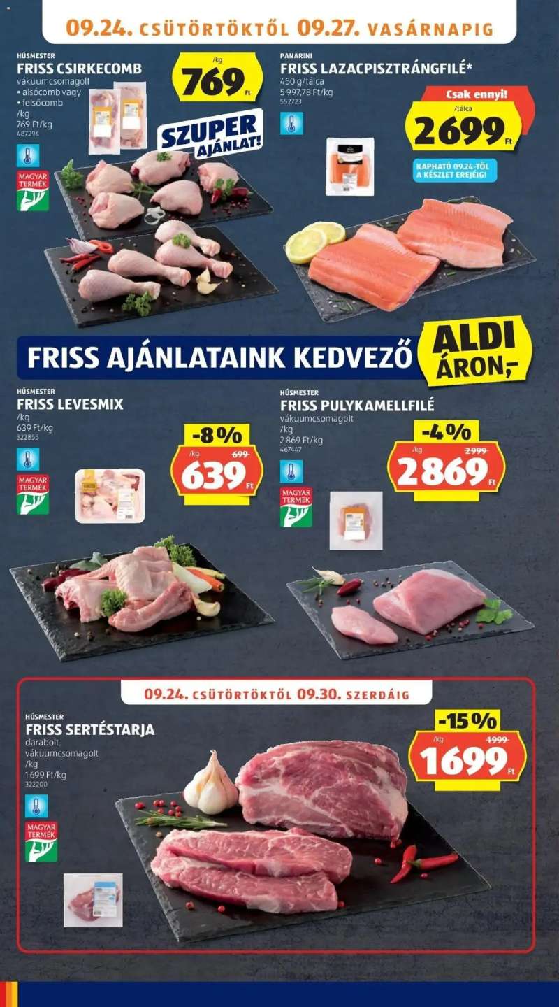 Aldi Aldi aktuális akciós újság 6 oldal