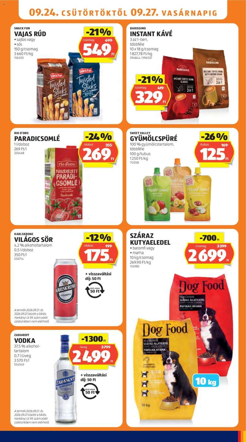 Aldi Aldi akciós újság 15 oldal