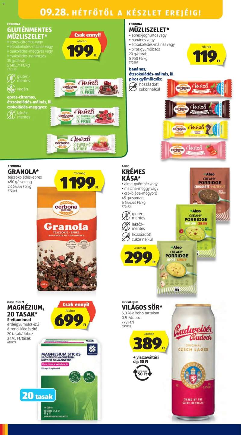 Aldi Aldi akciós újság 22 oldal