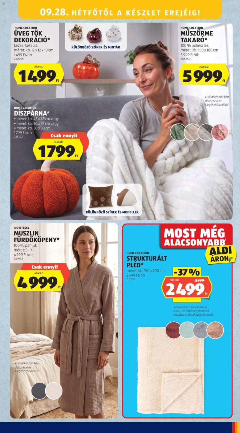 Aldi Aldi akciós újság 47 oldal