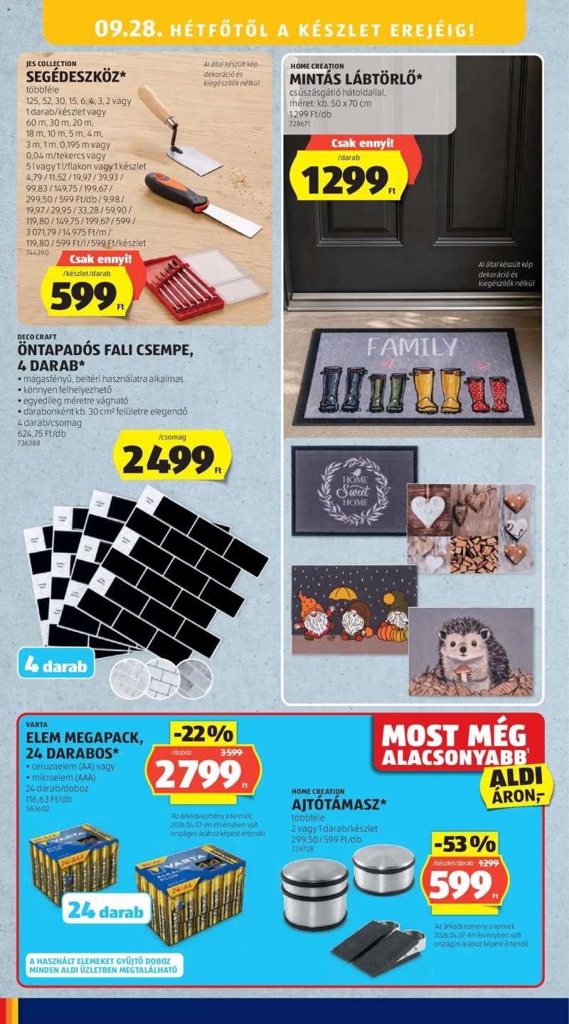 Aldi Aldi akciós újság 48 oldal