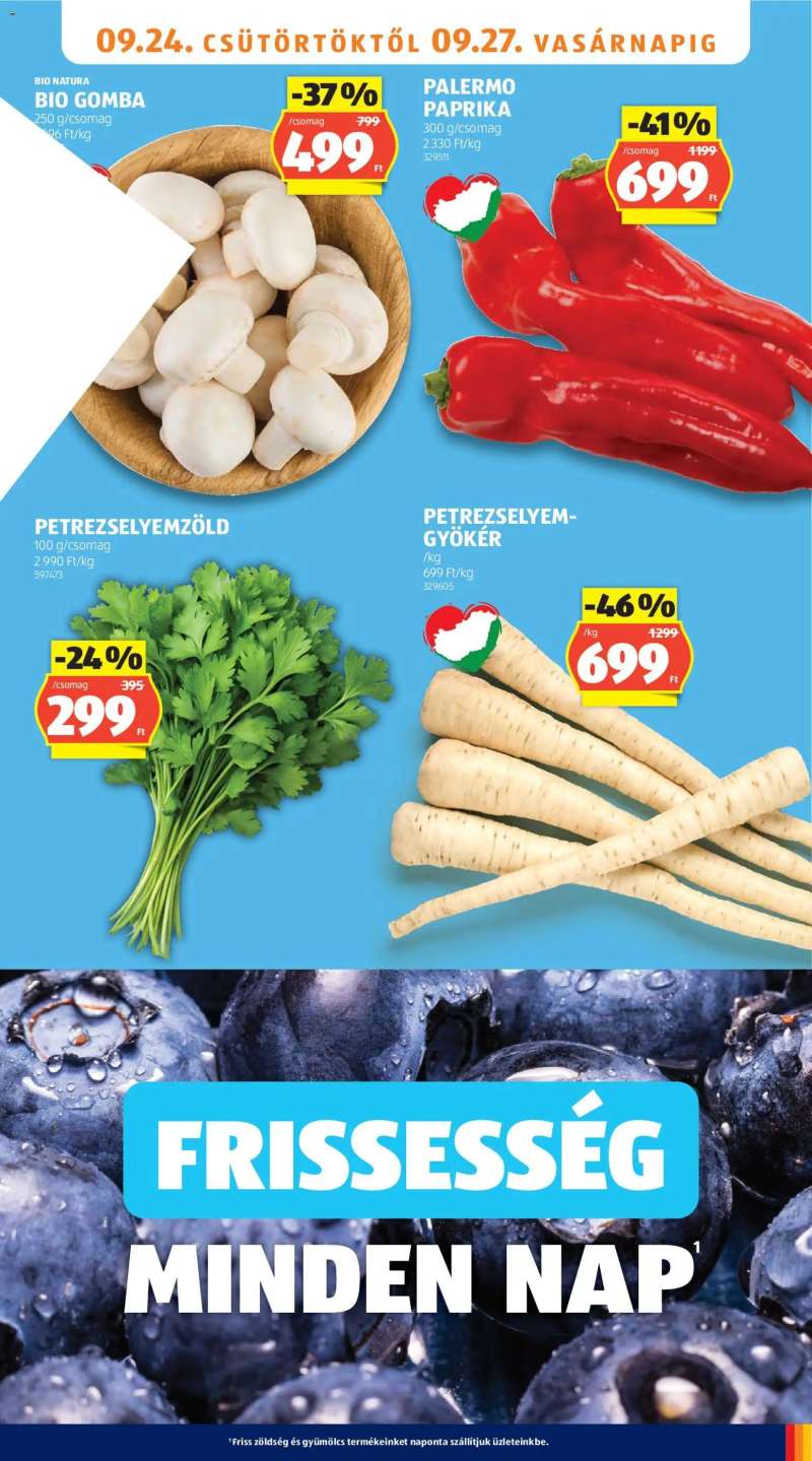 Aldi Aldi akciós újság 7 oldal