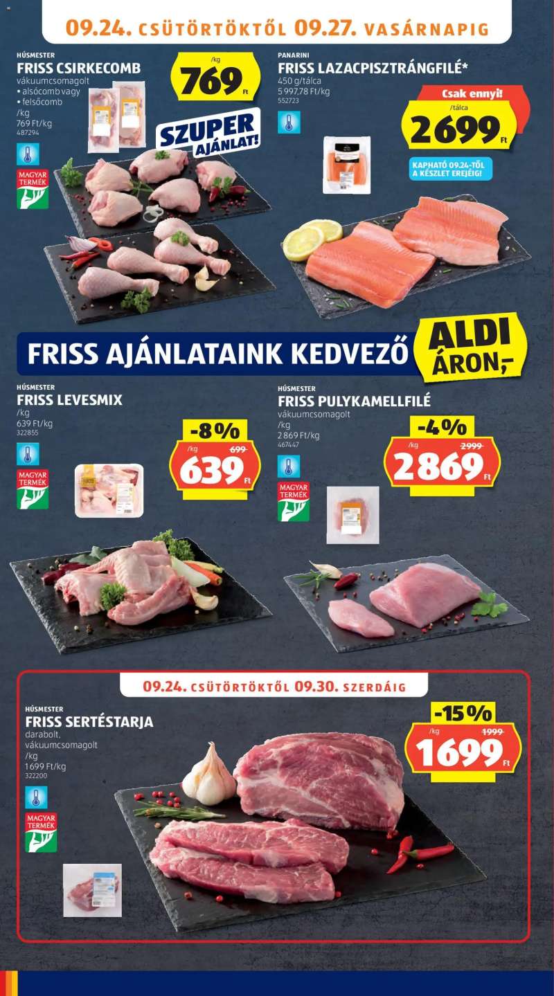 Aldi Aldi akciós újság 8 oldal