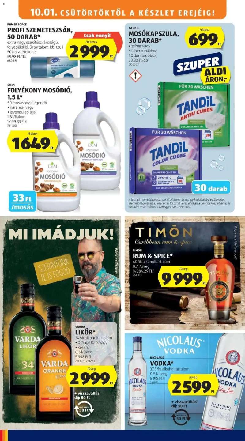 Aldi Aldi aktuális akciós újság 14 oldal