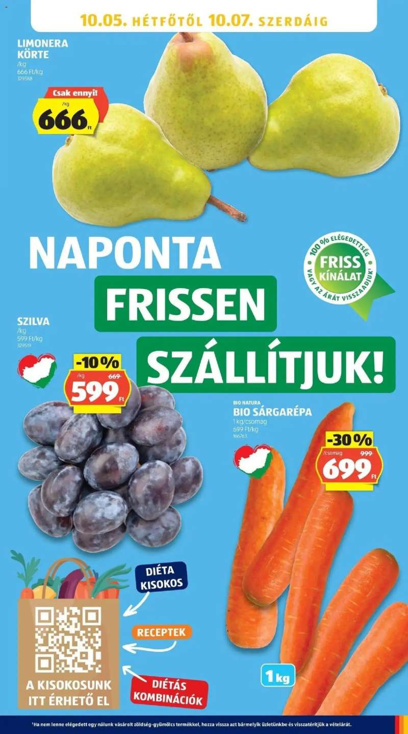 Aldi Aldi aktuális akciós újság 25 oldal