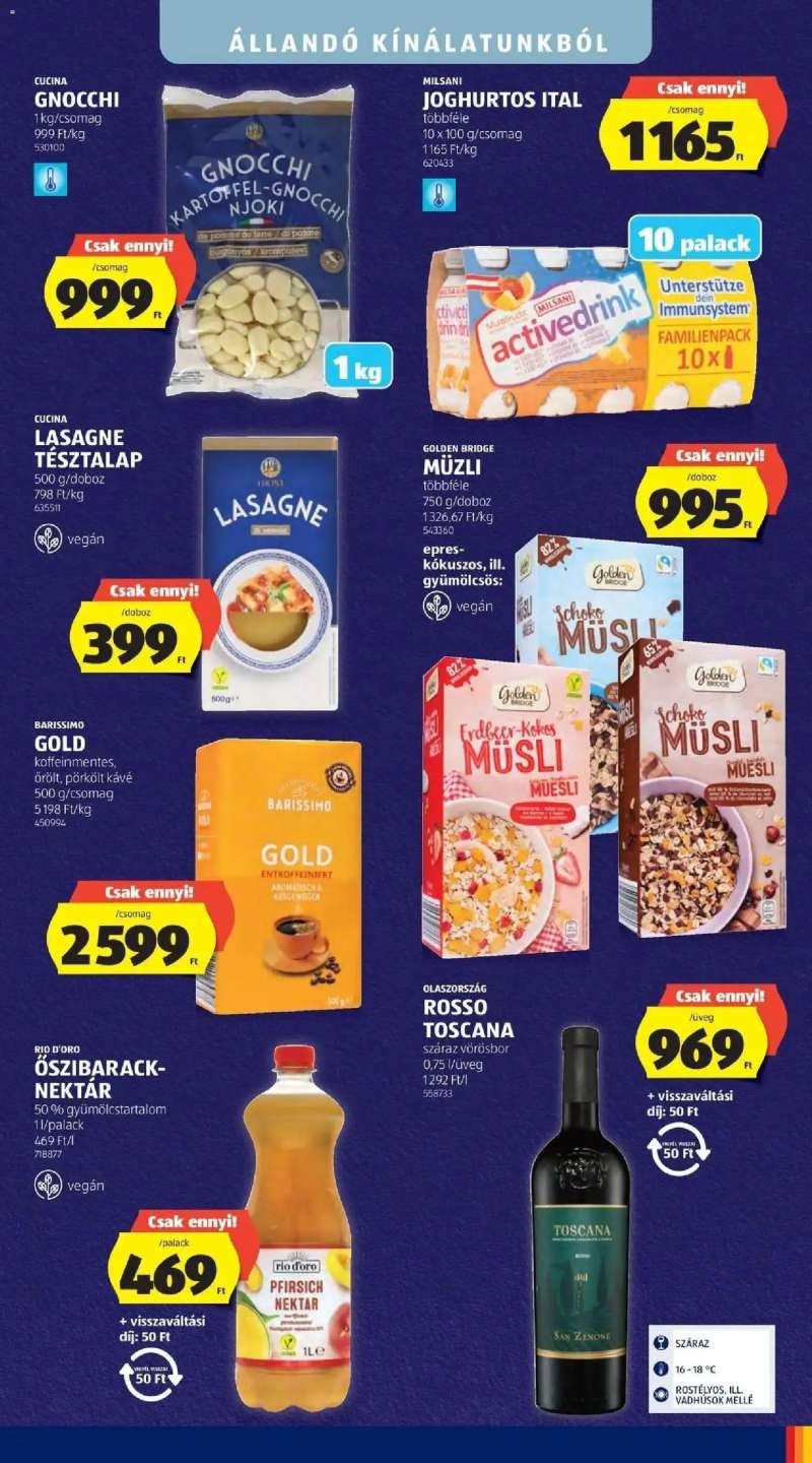 Aldi Aldi aktuális akciós újság 3 oldal