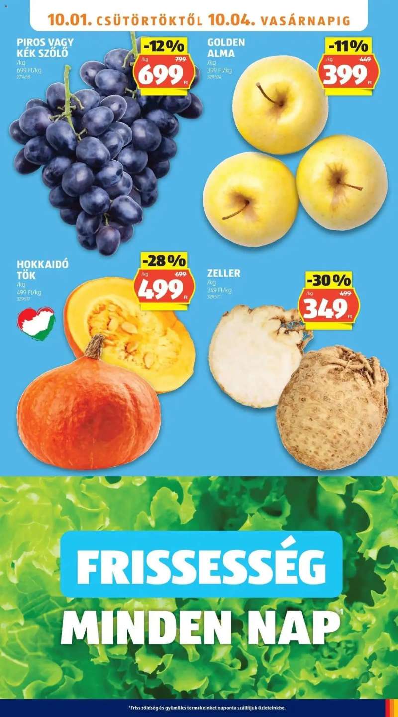 Aldi Aldi aktuális akciós újság 5 oldal