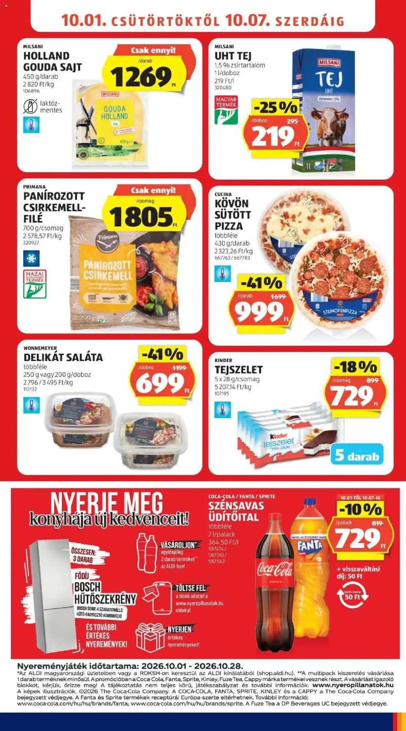 Aldi Aldi aktuális akciós újság 7 oldal