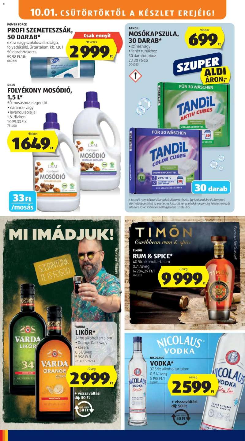 Aldi Aldi akciós újság 20 oldal