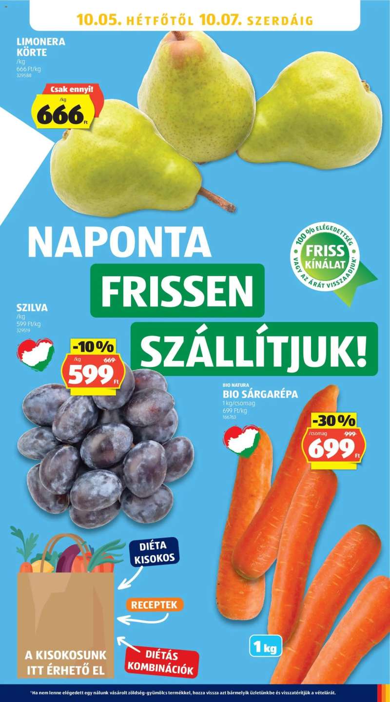 Aldi Aldi akciós újság 31 oldal