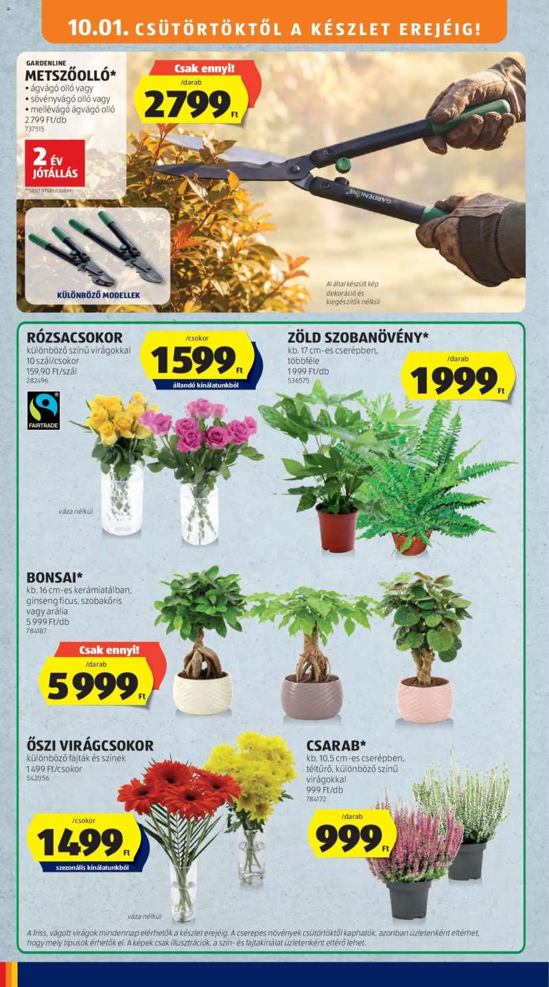 Aldi Aldi akciós újság 40 oldal