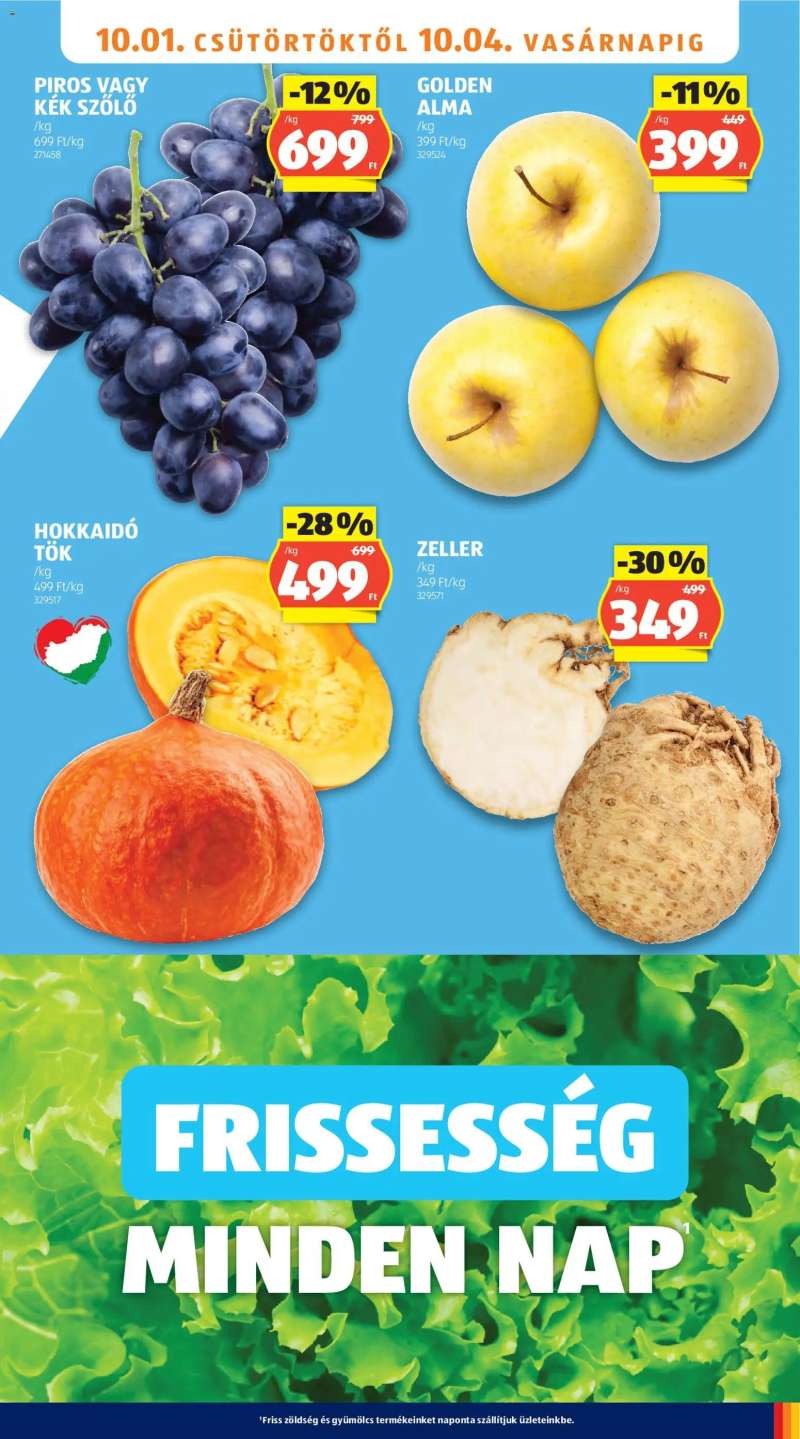Aldi Aldi akciós újság 7 oldal