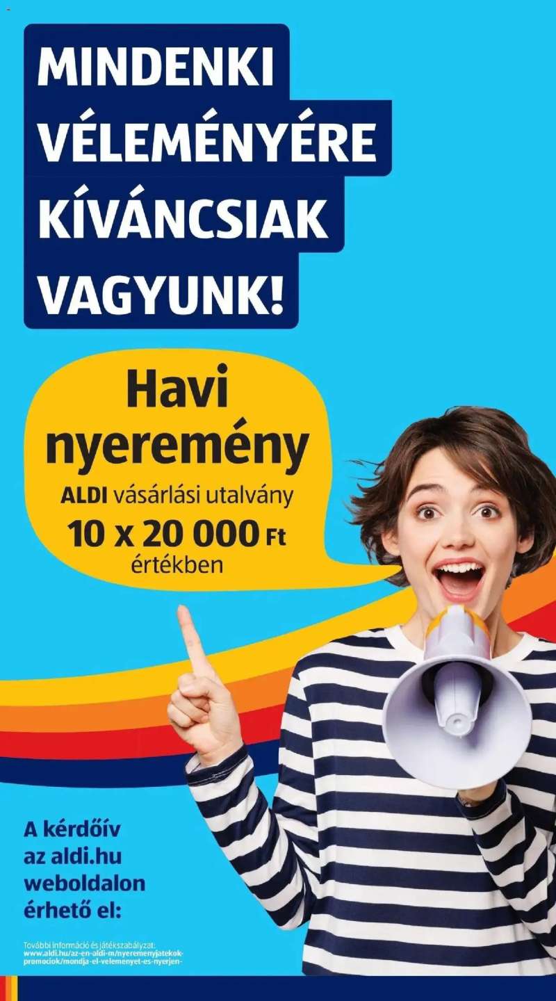 Aldi Aldi aktuális akciós újság 32 oldal